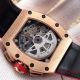 2017 Fake Richard Mille RM011 Chronograph Watch Rose Gold Case Red Inner rubber  (4)_th.jpg